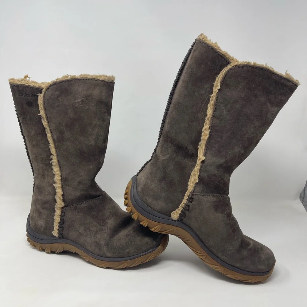 Patagonia Lugano Espresso Waterproof Primaloft‎ Polartec Boots Women's Size 5.5